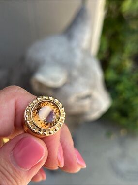 18k OOAK Sunset Tourmaline Ring